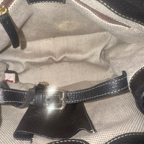 Dooney & Bourke Black Pebbled Leather Shoulder Bag - Picture 6 of 9